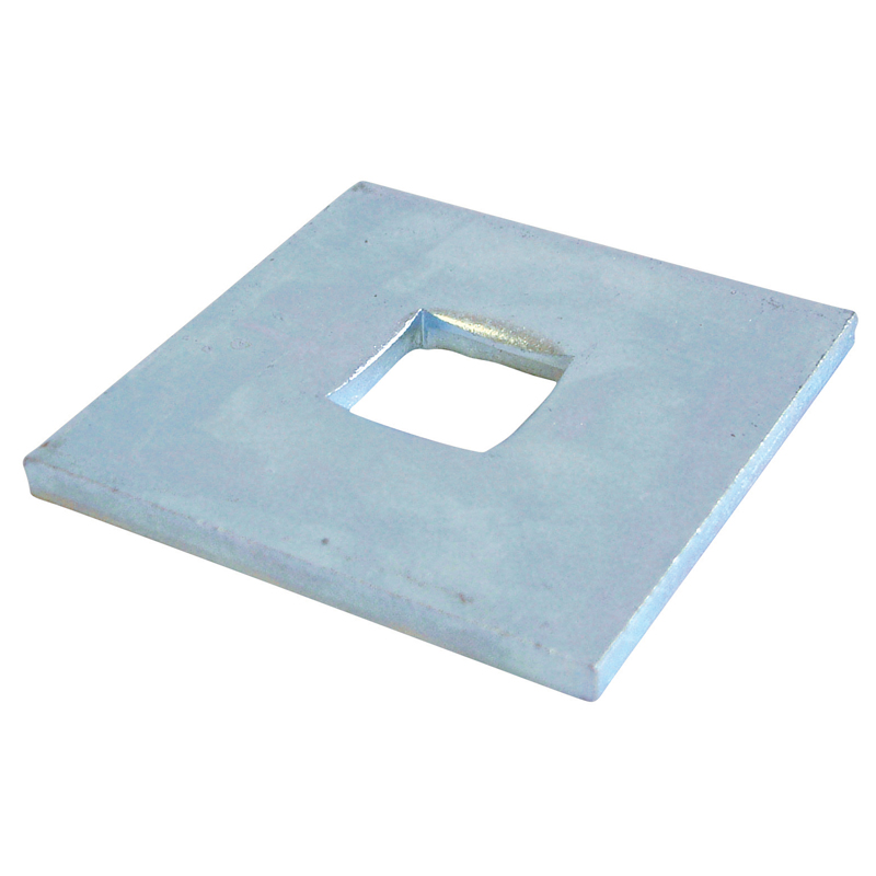 Square Hole Self Colour Square Plate Washers Self Colour Square Plate